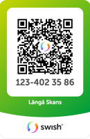 Swish QR-kod till Långå Skans med Swishnummer: 123-402 35 86